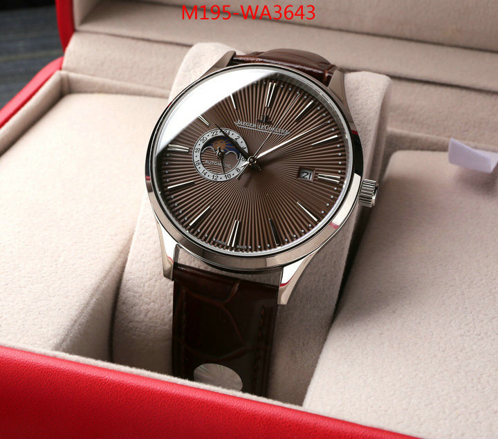 Watch(4A)-JaegerLeCoultre,what is top quality replica ,ID: WA3643,$: 195USD