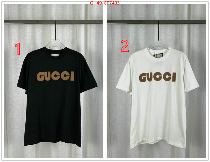 Clothing-Gucci,shop cheap high quality 1:1 replica , ID: CP7493,$: 49USD