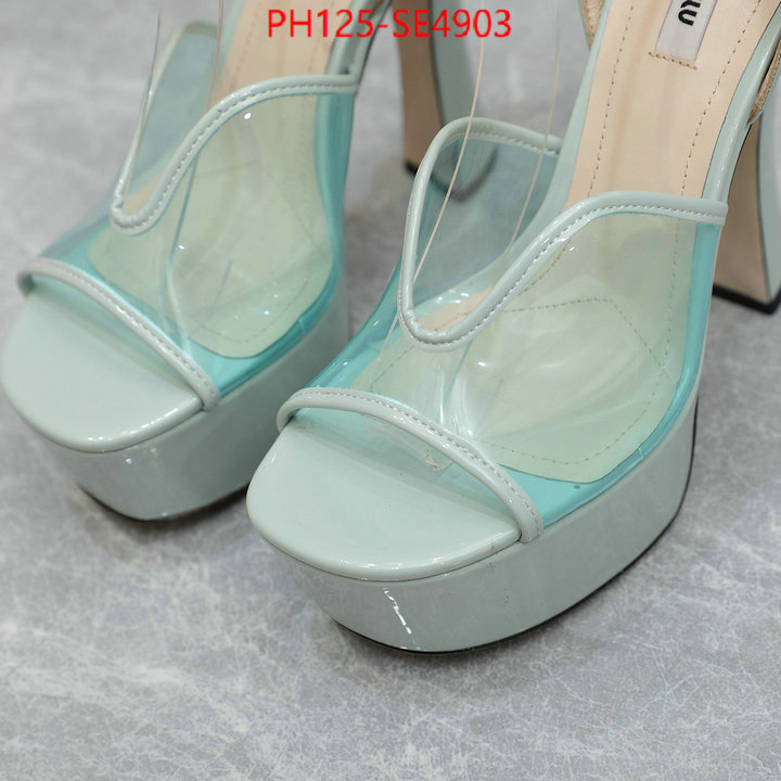 Women Shoes-Miu Miu,high quality designer replica , ID: SE4903,$: 125USD