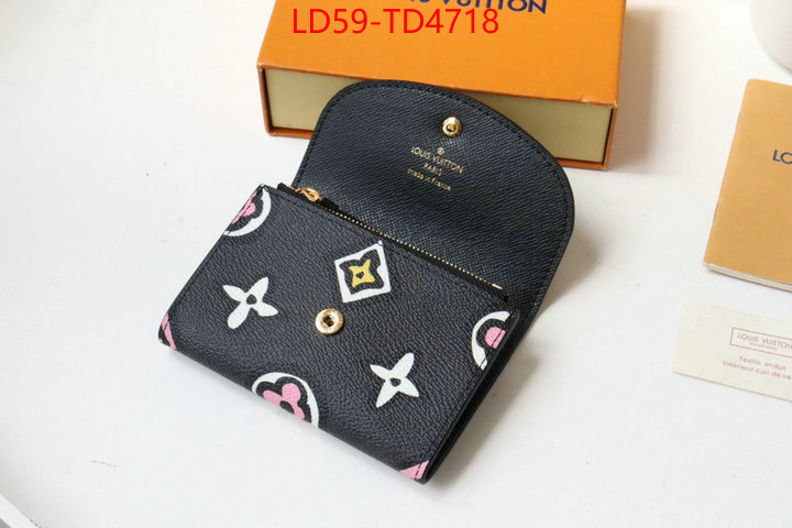 LV Bags(TOP)-Wallet,ID: TD4718,$: 59USD