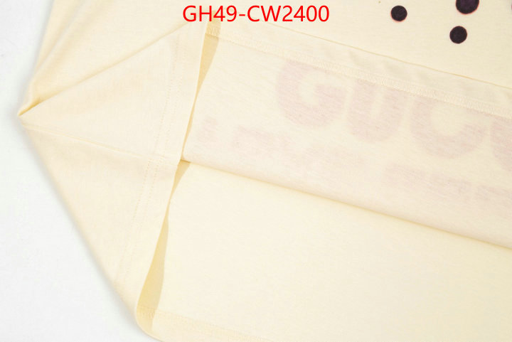 Clothing-Gucci,quality replica , ID: CW2400,$: 49USD