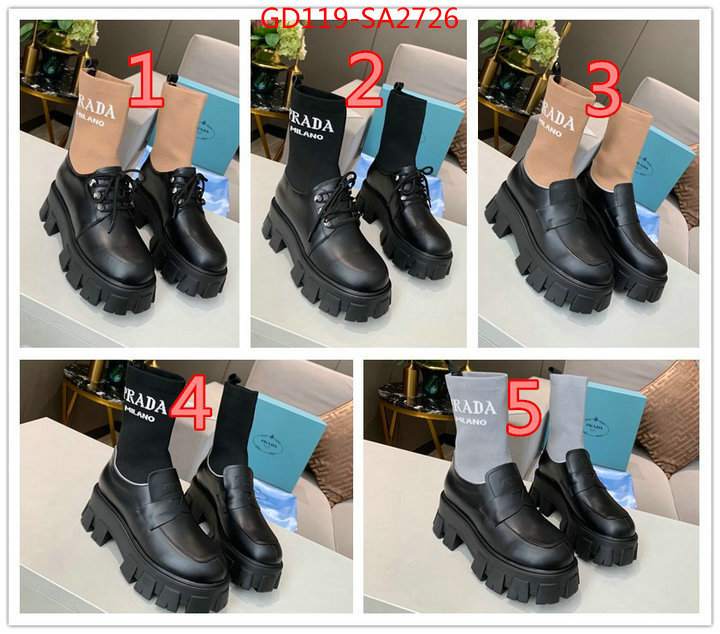 Women Shoes-Prada,high quality replica designer , ID:SA2726,$: 119USD