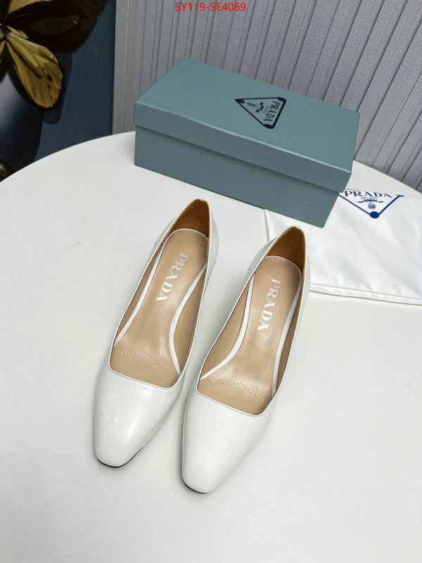 Women Shoes-Prada,the highest quality fake , ID: SE4089,$: 119USD