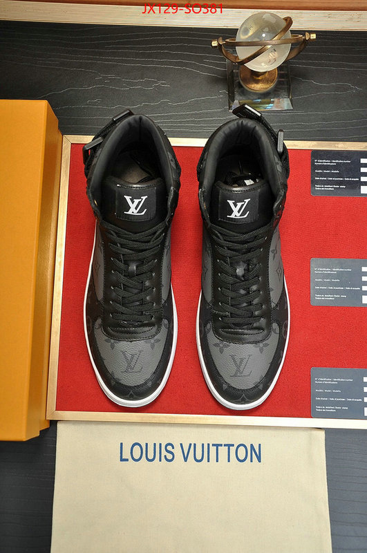 Men Shoes-LV,fake , ID: SO381,$: 129USD