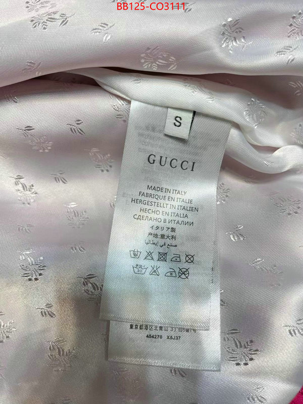 Clothing-Gucci,high quality online , ID: CO3111,$: 125USD