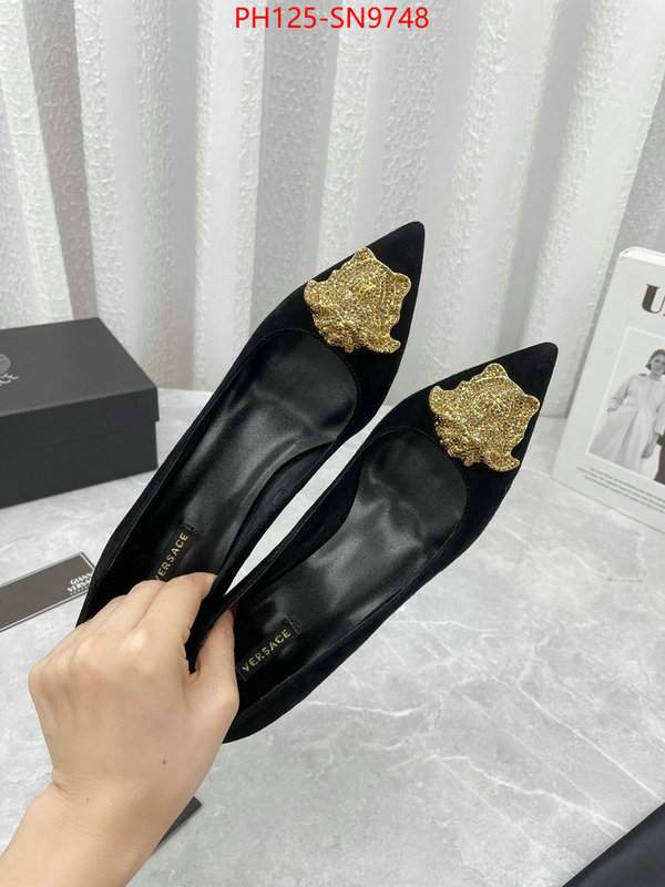 Women Shoes-Versace,aaaaa+ replica designer , ID: SN9748,$: 125USD