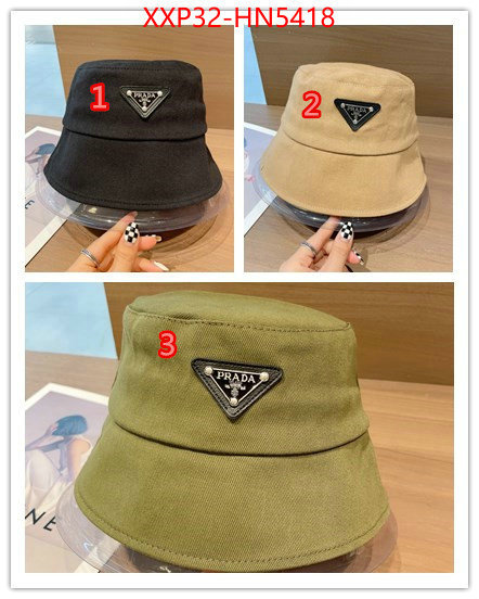 Cap (Hat)-Prada,good quality replica , ID: HN5418,$: 32USD