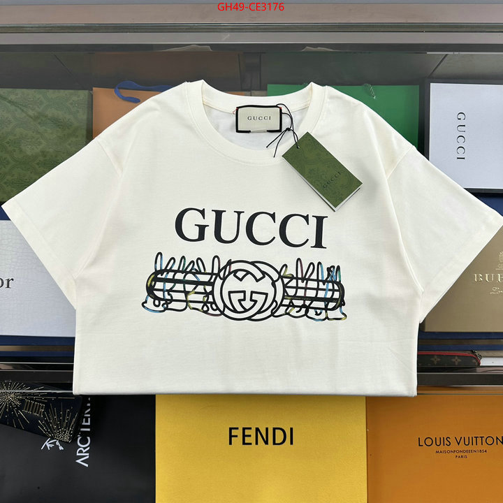 Clothing-Gucci,buy online , ID: CE3176,$: 49USD