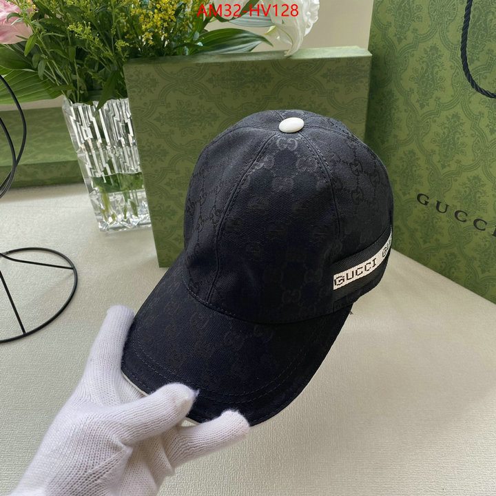 Cap (Hat)-Gucci,high quality 1:1 replica , ID: HV128,$: 32USD
