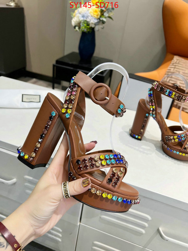 Women Shoes-Gucci,website to buy replica , ID: SD716,$: 145USD