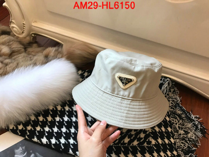 Cap (Hat)-Prada,high quality 1:1 replica , ID: HL6150,$: 29USD