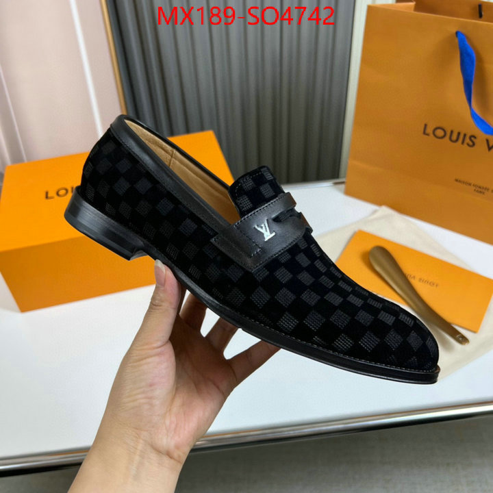 Men Shoes-LV,2023 aaaaa replica 1st copy , ID: SO4742,$: 189USD