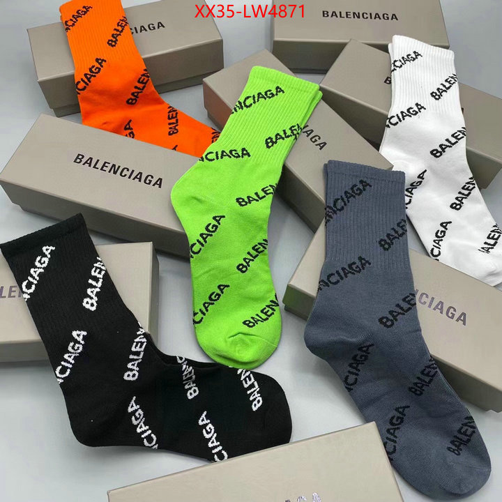 Sock-Balenciaga,cheap online best designer , ID: LW4871,$: 35USD