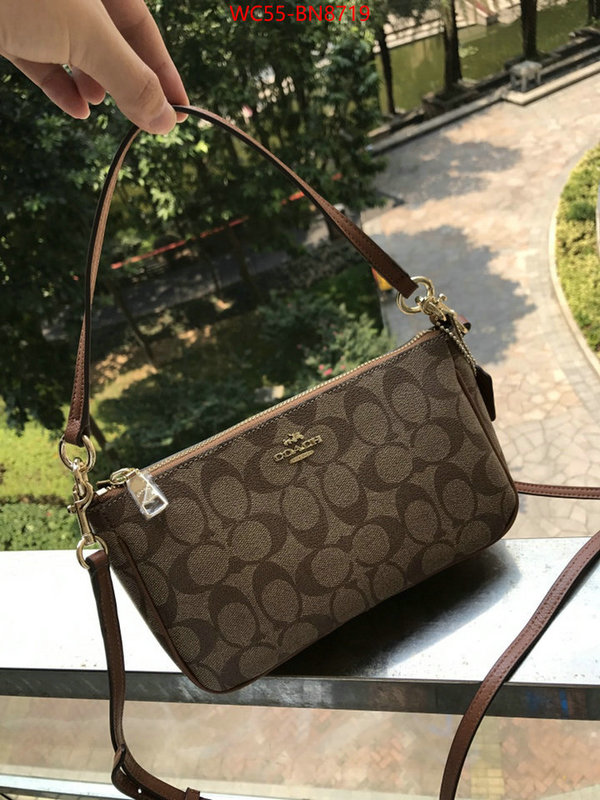 Coach Bags(4A)-Diagonal,outlet sale store ,ID: BN8719,$: 55USD