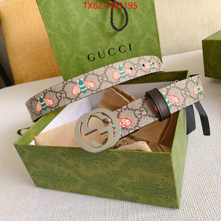 Belts-Gucci,fake , ID: PN3195,$: 62USD