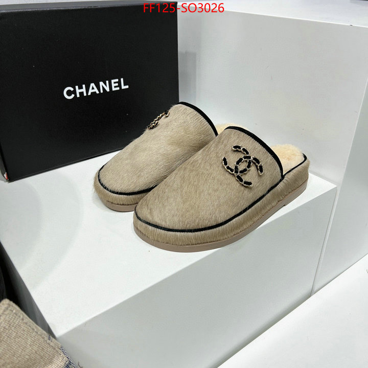 Women Shoes-Chanel,how quality , ID: SO3026,$: 125USD