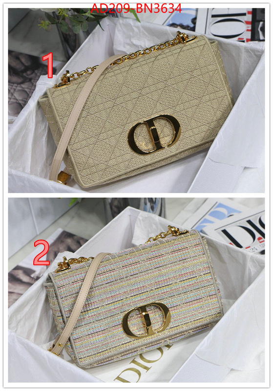 Dior Bags(TOP)-Caro-,ID: BN3634,$: 209USD