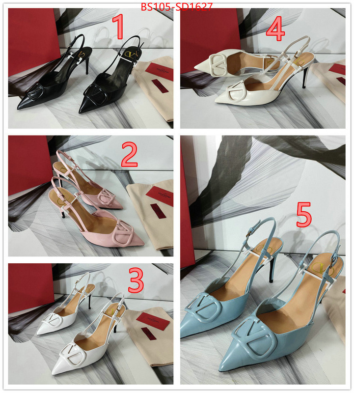 Women Shoes-Valentino,2023 replica wholesale cheap sales online , ID: SD1627,$: 105USD