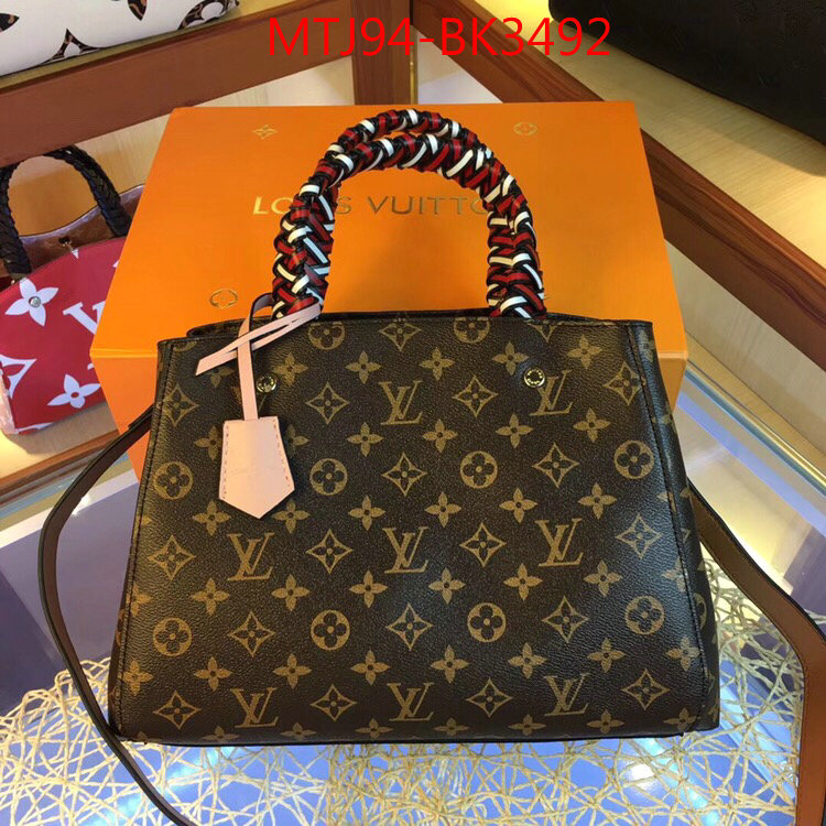 LV Bags(4A)-Handbag Collection-,ID: BK3492,$:94USD