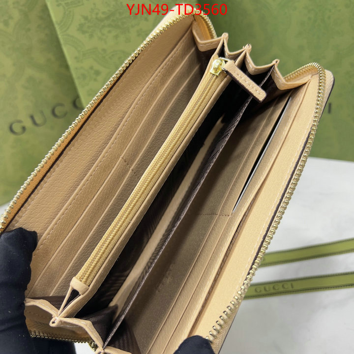 Gucci Bags(4A)-Wallet-,wholesale 2023 replica ,ID: TD3560,$: 49USD