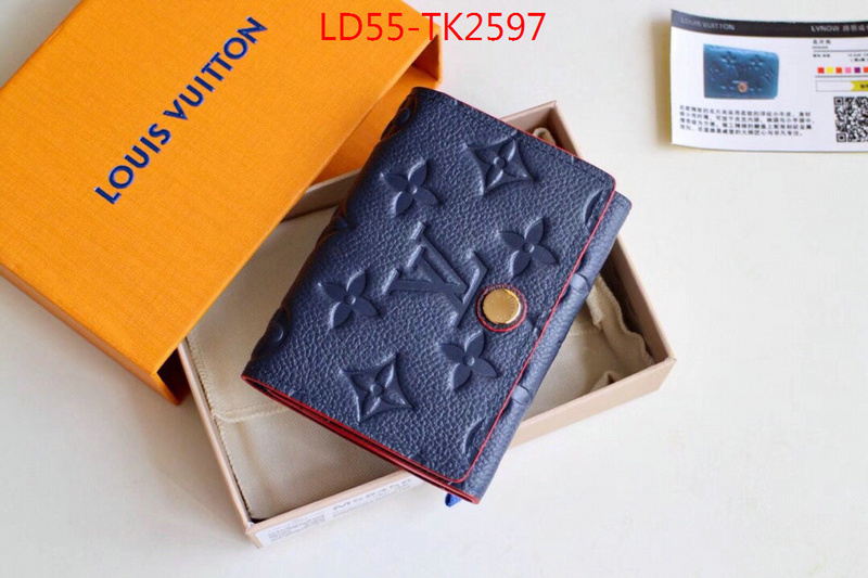 LV Bags(TOP)-Wallet,ID: TK2597,$:55USD