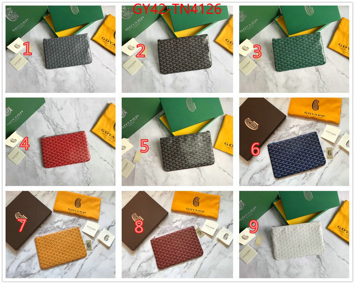 Goyard Bags(4A)-Wallet,where can i buy the best 1:1 original ,ID: TN4126,$: 42USD