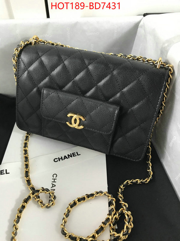 Chanel Bags(TOP)-Diagonal-,ID: BD7431,$: 189USD