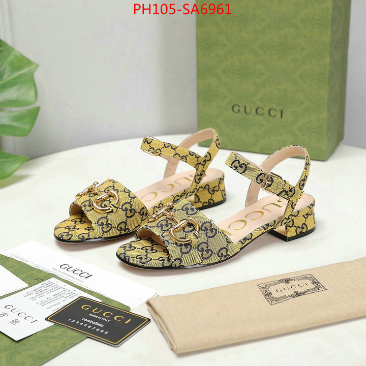 Women Shoes-Gucci,the highest quality fake , ID: SA6961,$: 105USD