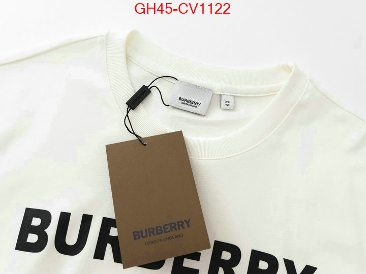 Clothing-Burberry,2023 luxury replicas , ID: CV1122,$: 45USD