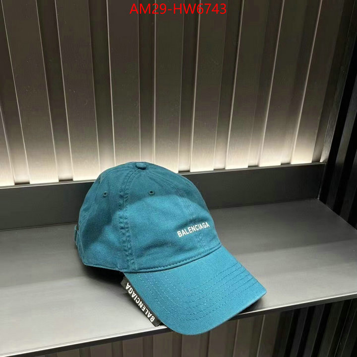 Cap (Hat)-Balenciaga,top quality fake , ID: HW6743,$: 29USD