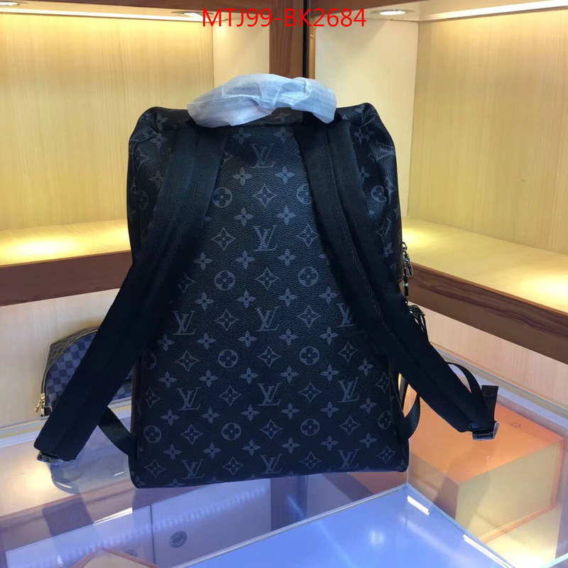 LV Bags(4A)-Backpack-,ID: BK2684,$:99USD