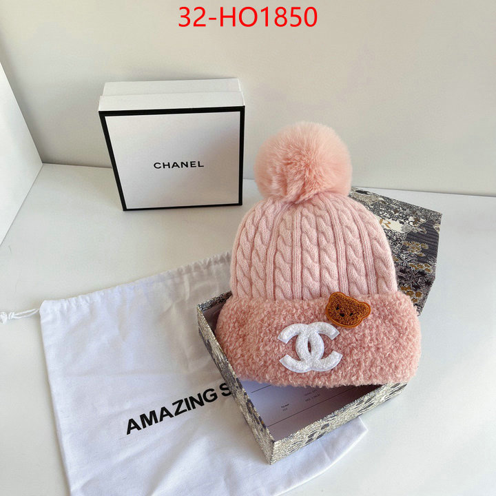 Cap (Hat)-Chanel,1:1 replica wholesale , ID: HO1850,$: 32USD