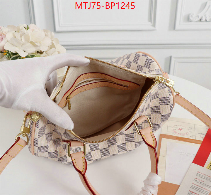 LV Bags(4A)-Speedy-,replica 1:1 ,ID: BP1245,$: 75USD