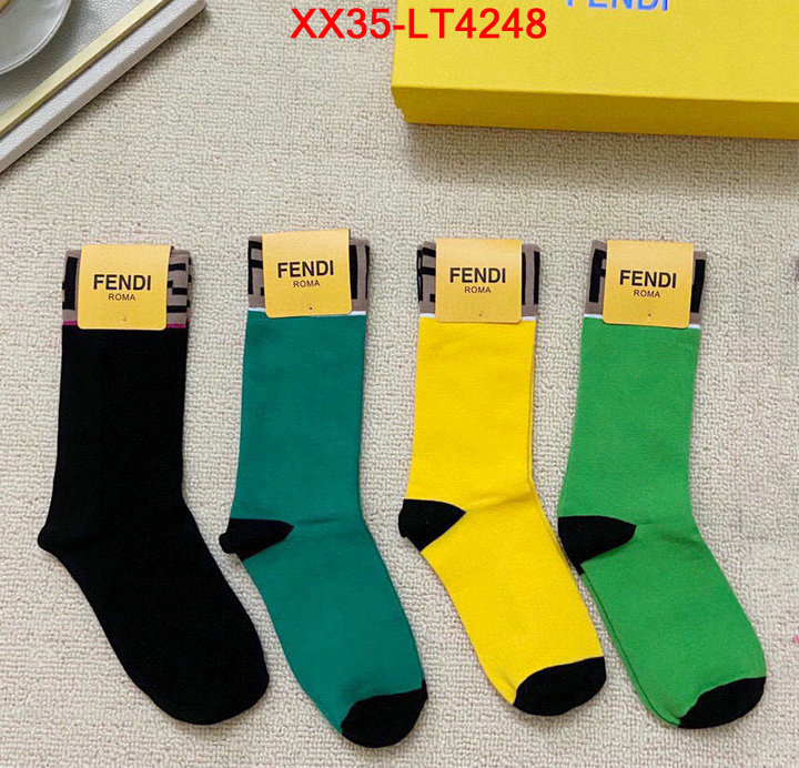 Sock-Fendi,wholesale sale , ID: LT4248,$: 35USD