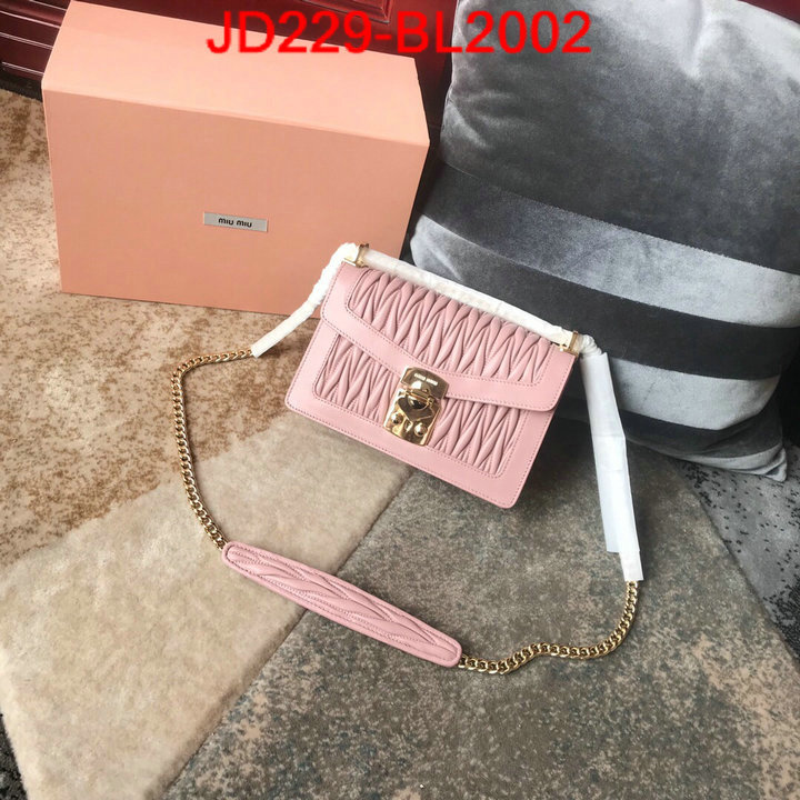 Miu Miu Bags(TOP)-Diagonal-,found replica ,ID: BL2002,$: 229USD