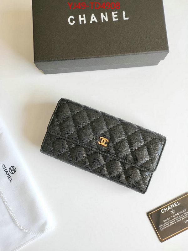 Chanel Bags(4A)-Wallet-,ID: TD4908,$: 49USD