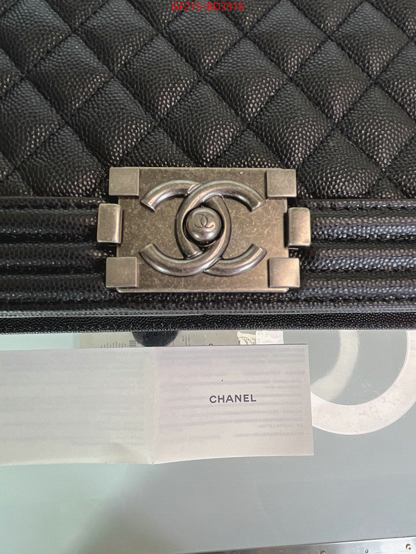 Chanel Bags(TOP)-Le Boy,ID: BD3316,$: 215USD