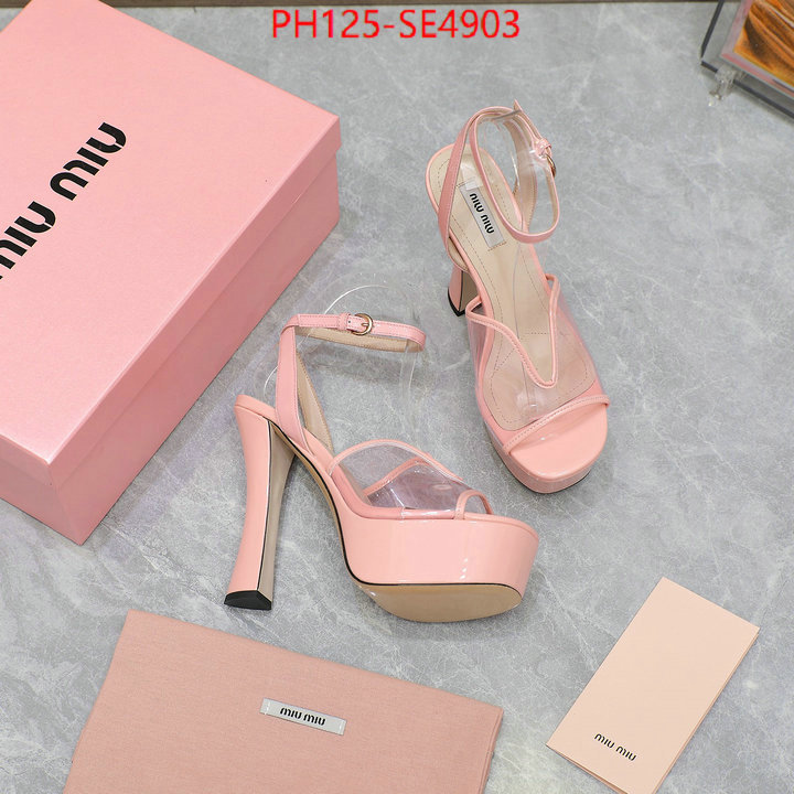 Women Shoes-Miu Miu,high quality designer replica , ID: SE4903,$: 125USD