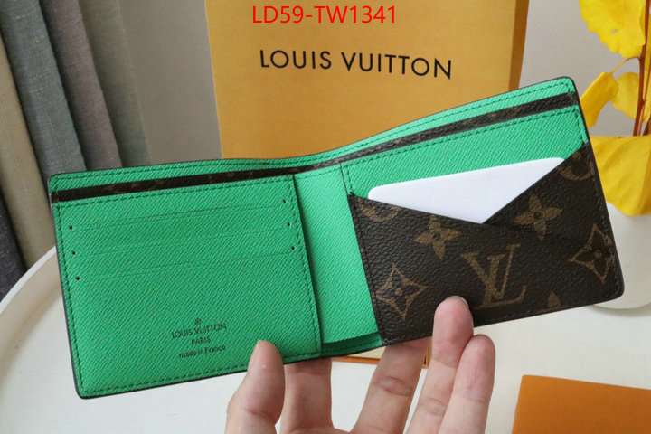 LV Bags(TOP)-Wallet,ID: TW1341,$: 59USD