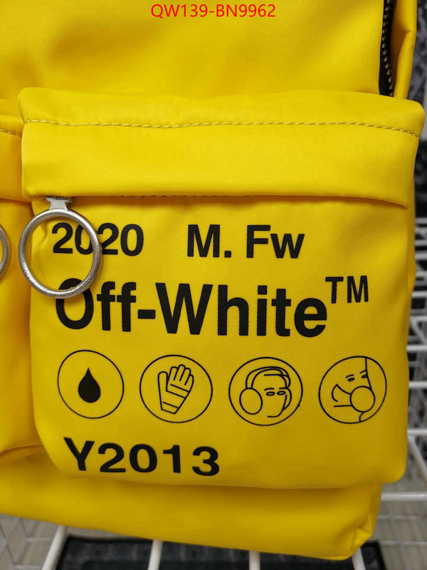 Off-White Bags ( TOP )-Backpack-,high quality happy copy ,ID: BN9962,$: 139USD