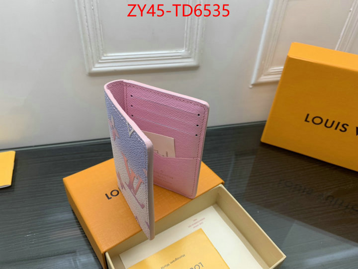 LV Bags(4A)-Wallet,top quality designer replica ,ID: TD6535,$: 45USD