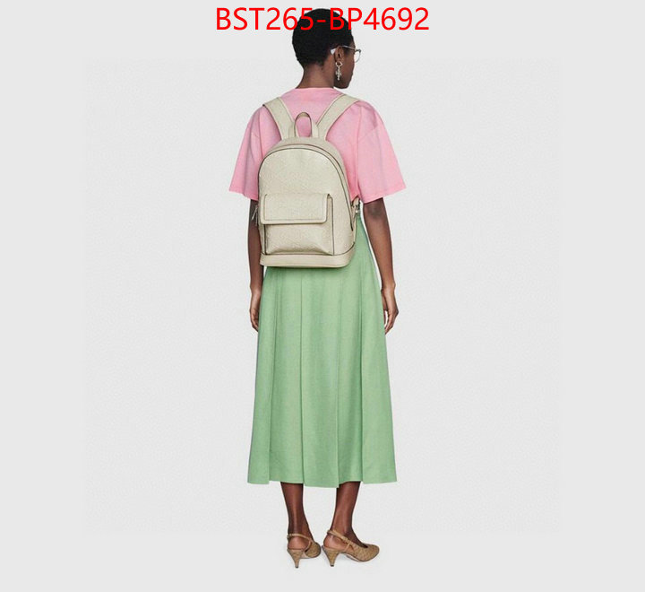 Gucci Bags(TOP)-Backpack-,best luxury replica ,ID: BP4692,$: 265USD