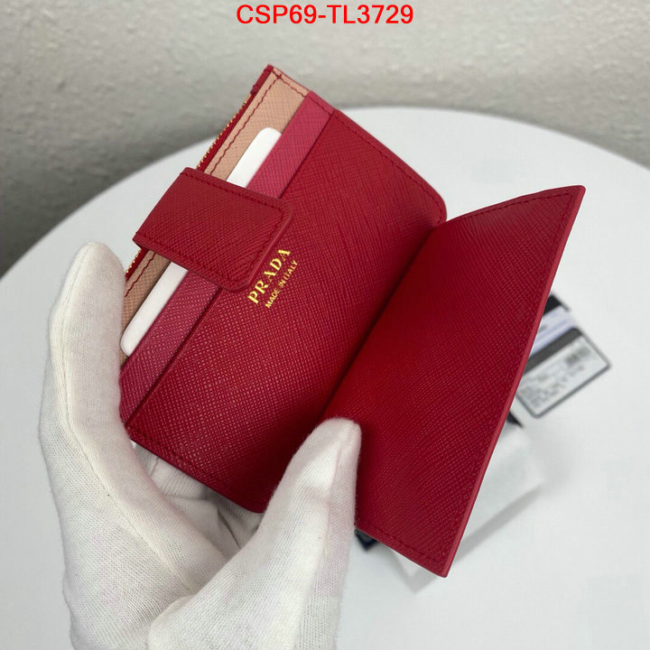 Prada Bags(TOP)-Wallet,ID: TL3729,$: 69USD