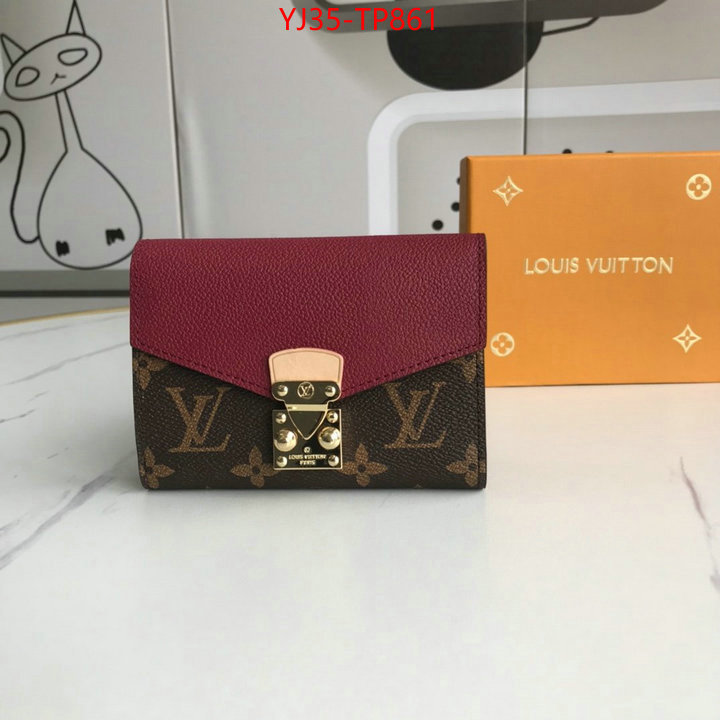 LV Bags(4A)-Wallet,ID: TP861,$: 35USD