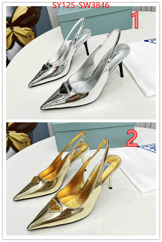 Women Shoes-Prada,high quality replica , ID: SW3846,$: 125USD