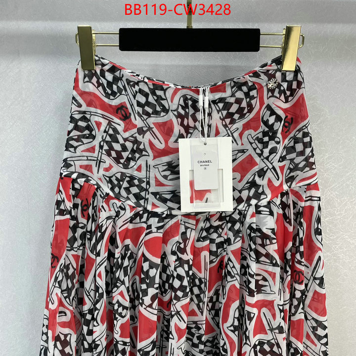 Clothing-Chanel,buy luxury 2023 , ID: CW3428,$: 119USD