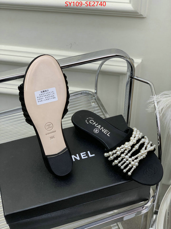 Women Shoes-Chanel,fake designer , ID: SE2740,$: 109USD