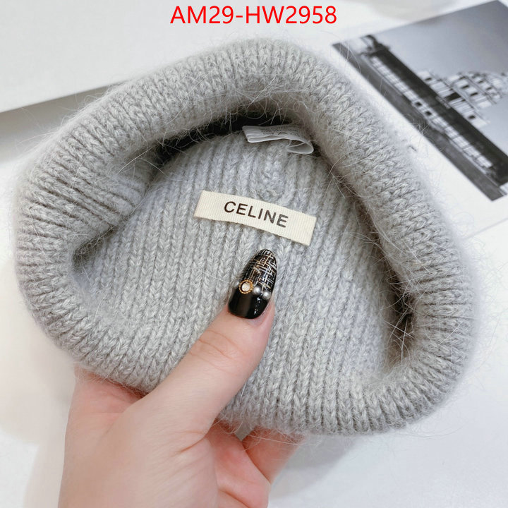 Cap (Hat)-Celine,buy first copy replica , ID: HW2958,$: 29USD