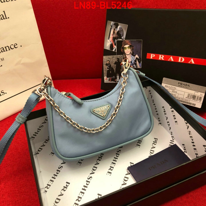 Prada Bags(4A)-Re-Edition 2000,buy first copy replica ,ID: BL5246,$: 89USD