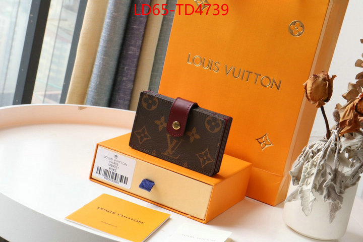 LV Bags(TOP)-Wallet,ID: TD4739,$: 65USD